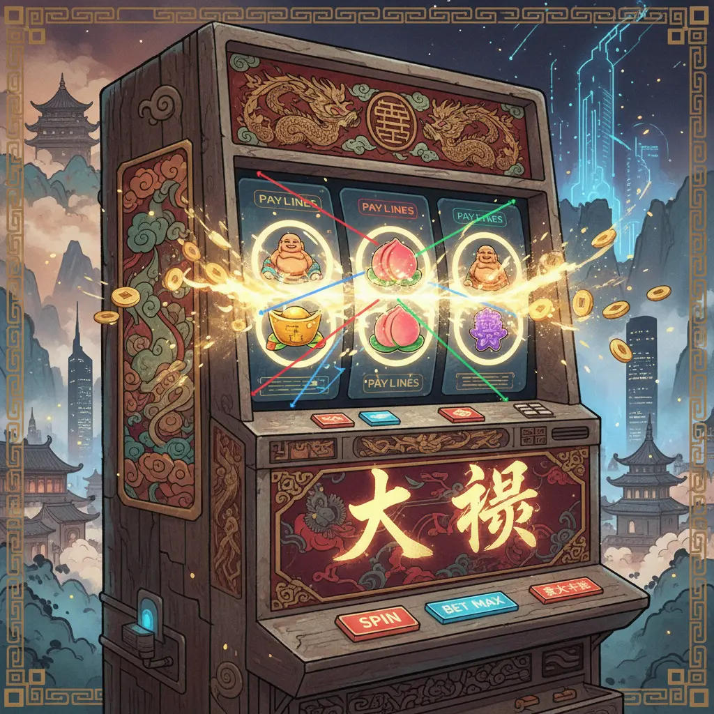 Paylines中獎線 - 吃角子老虎機