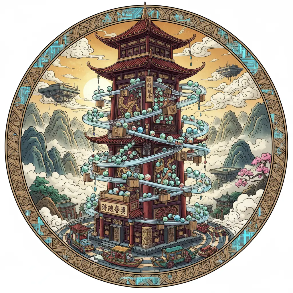 彈珠賽車 - 彈珠迷宮塔積木