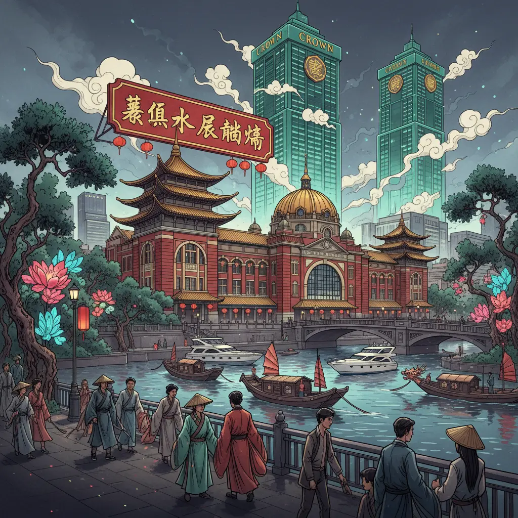 墨爾本皇冠賭場 - Flinders Street火車站