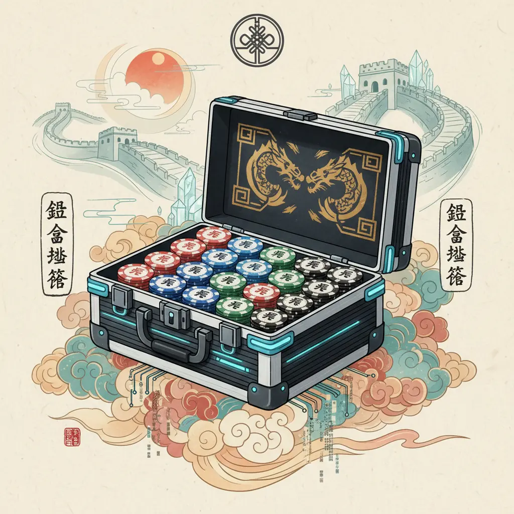 籌碼 - 鋁合金籌碼箱