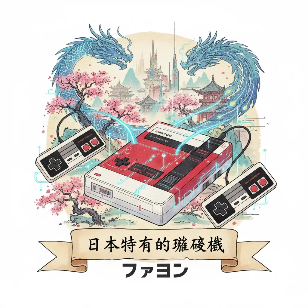 日本特有的遊戲機 - Famicom