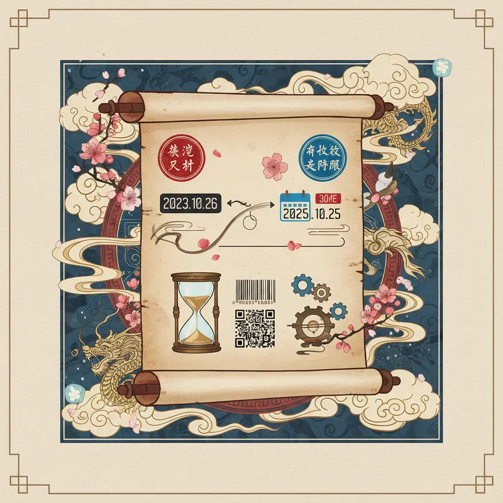 有效期限 - 製造日期