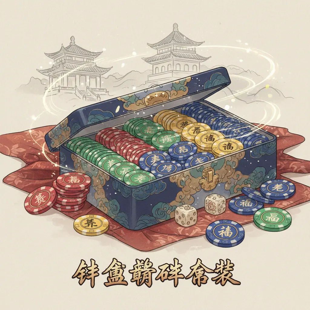 籌碼 - 鐵盒籌碼套裝