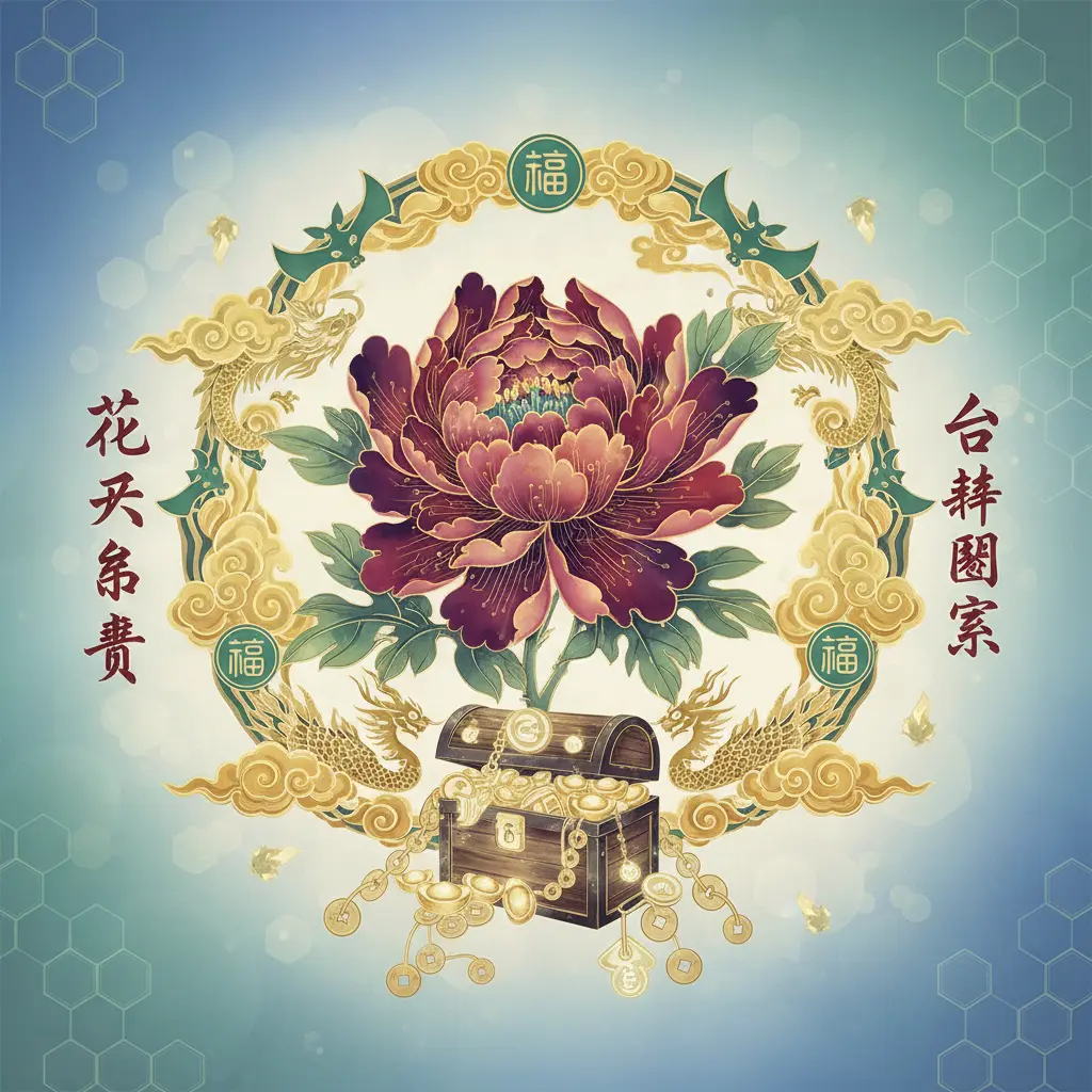 花開富貴 - 吉祥圖案