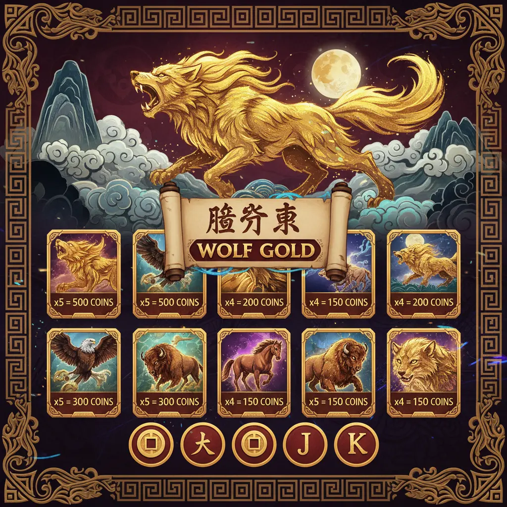 Paytable賠率表 - Wolf