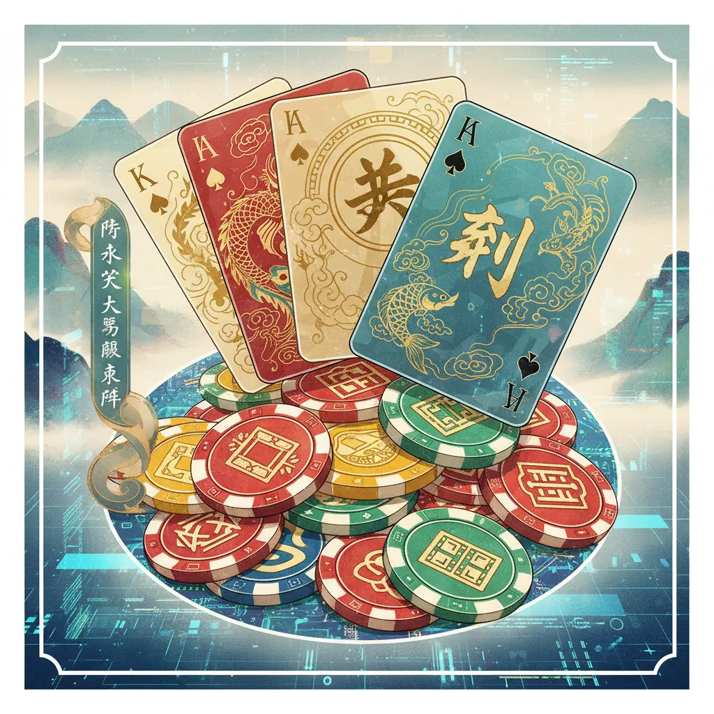 籌碼 - 防水大字大圖案撲克牌