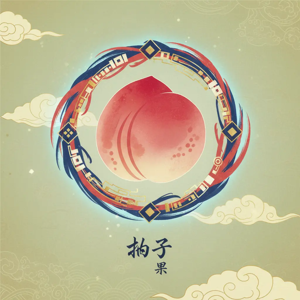 水果符號 - 桃子