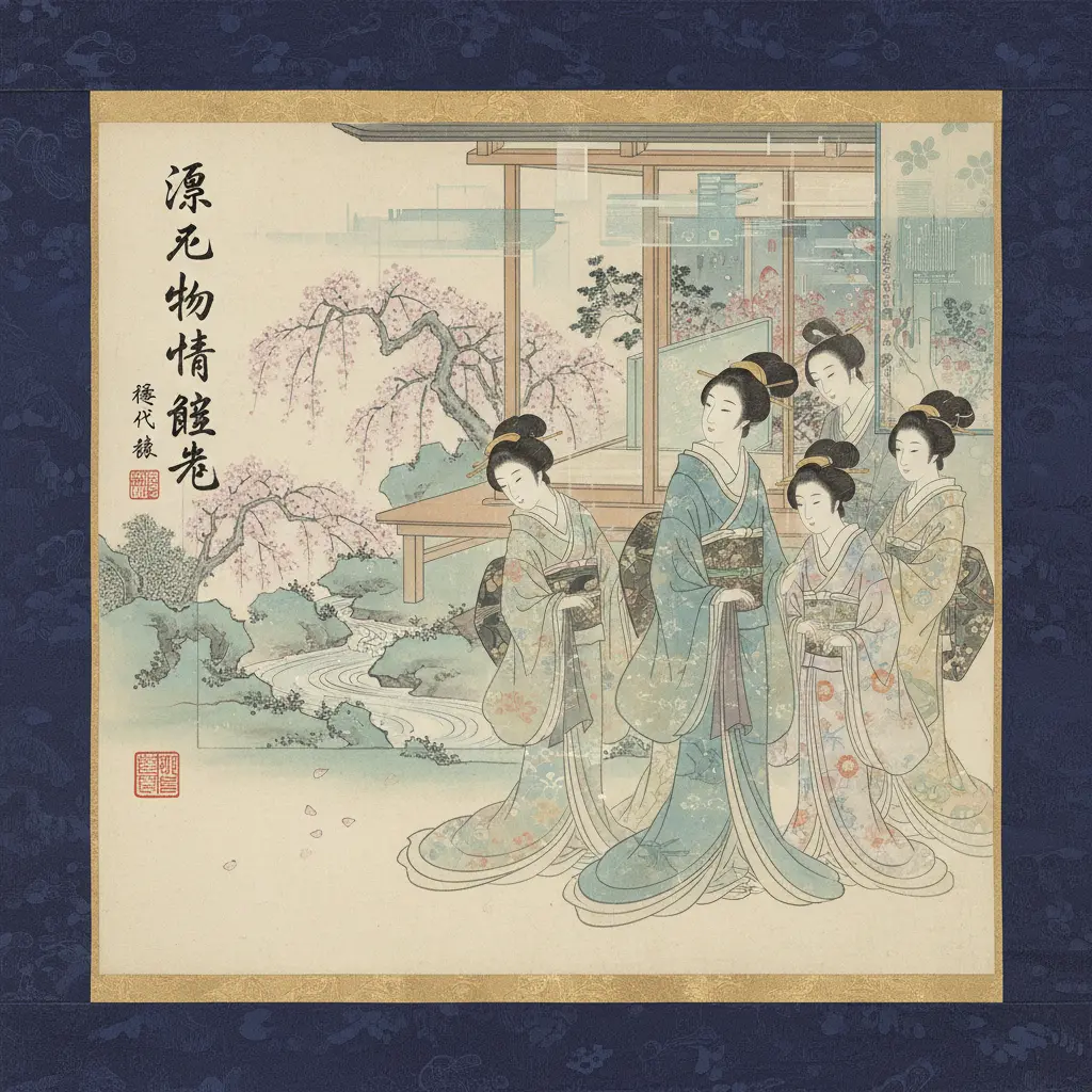 卷軸 - 源氏物語繪卷