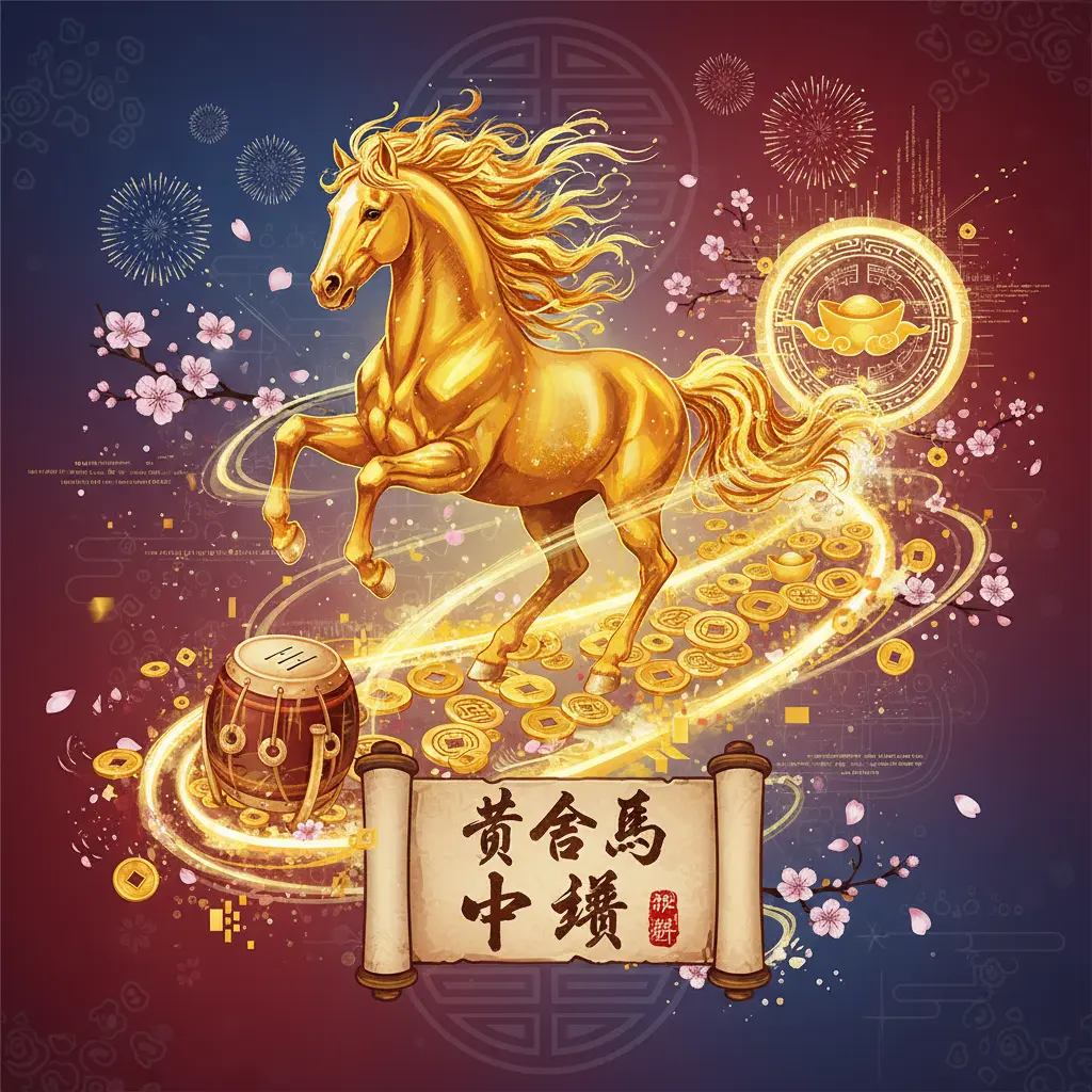 中獎線 - 黃金馬