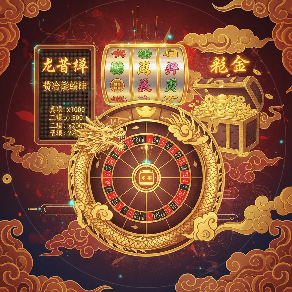 老虎機賠率 - 黃金龍輪盤