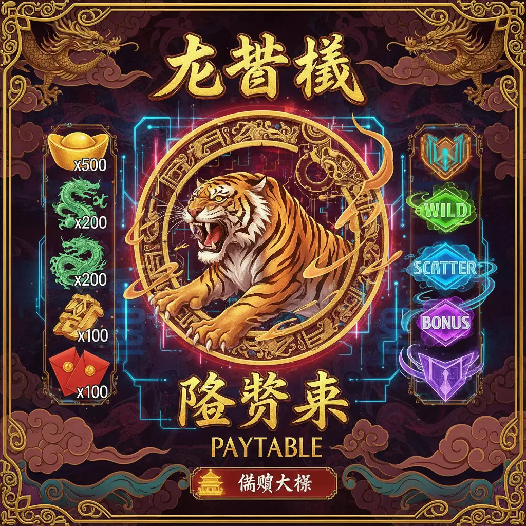 Paytable賠率表 - 老虎機