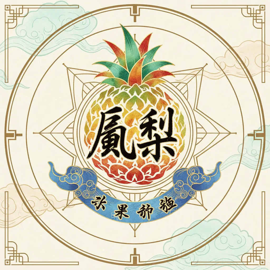水果符號 - 鳳梨