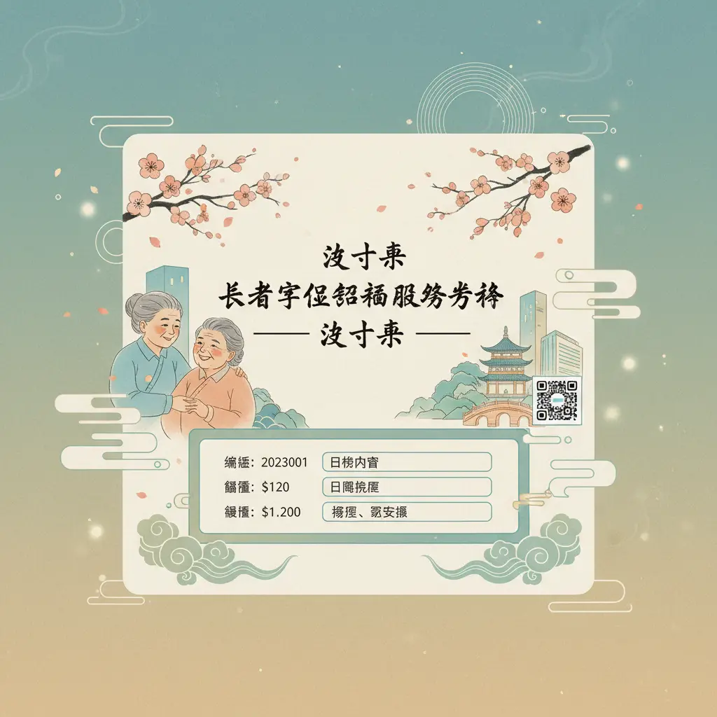 支付表 - 長者社區照顧服務券計劃