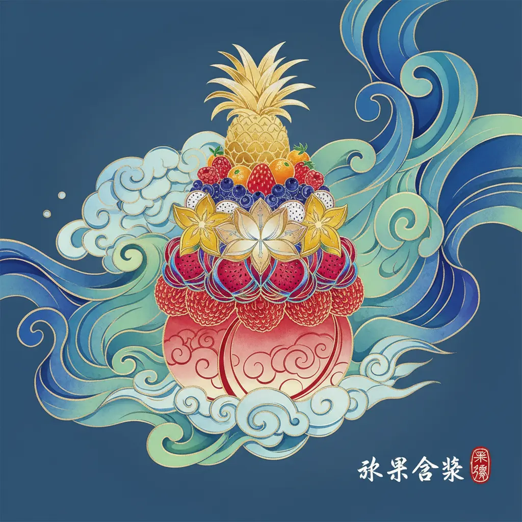 水果符號 - 水果蛋糕