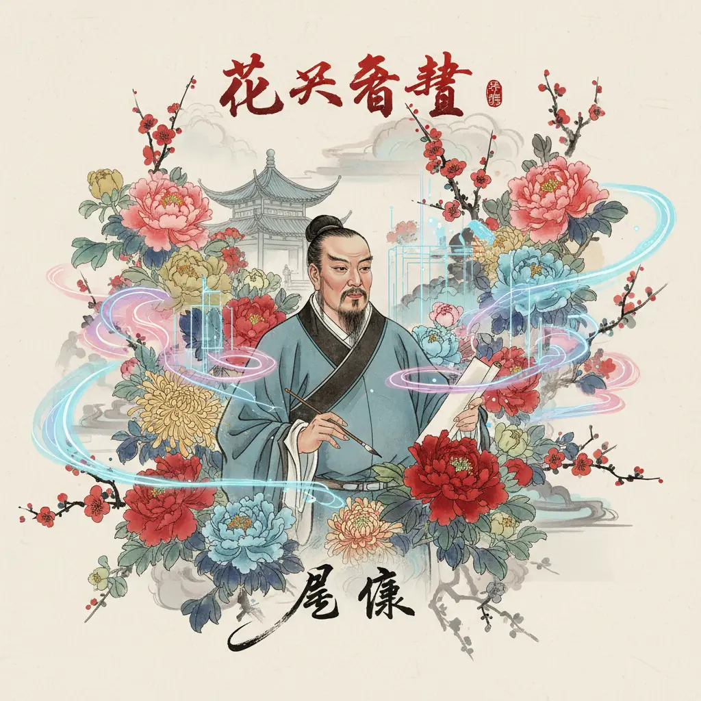 花開富貴 - 居廉