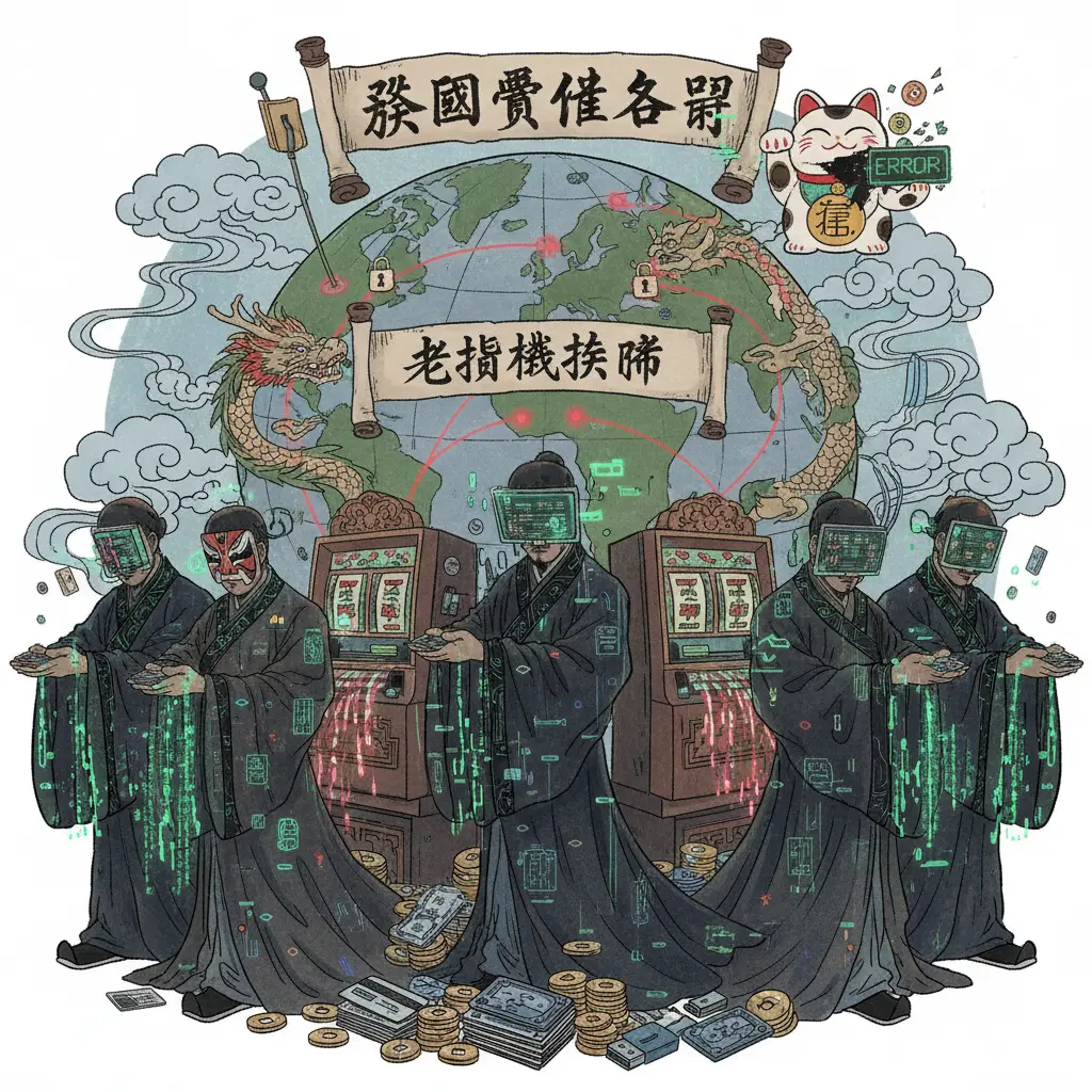 老虎機詐騙 - 跨國犯罪集團