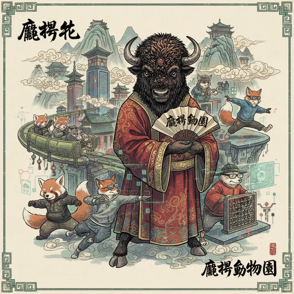 瘋狂野牛 - 瘋狂動物園