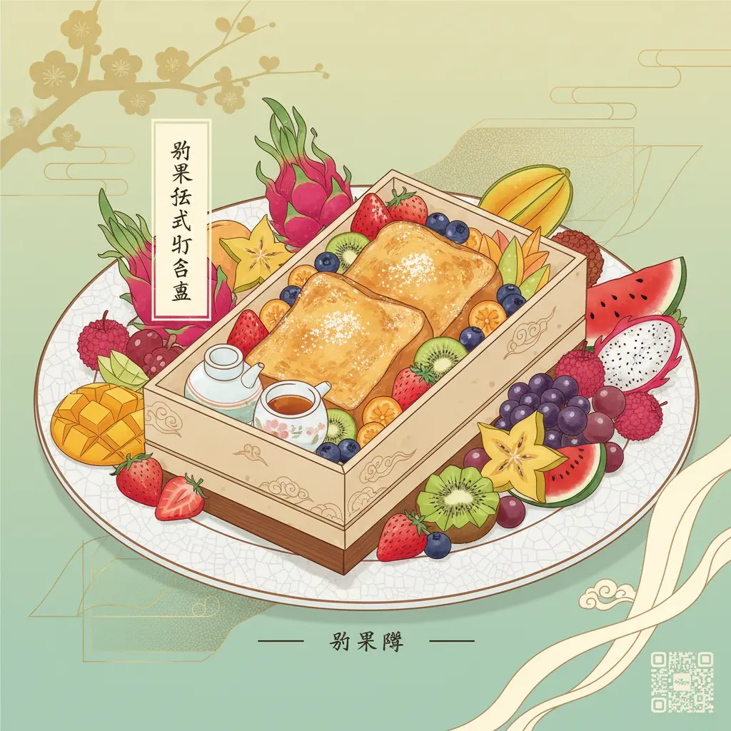 水果盤 - 水果法式吐司盒
