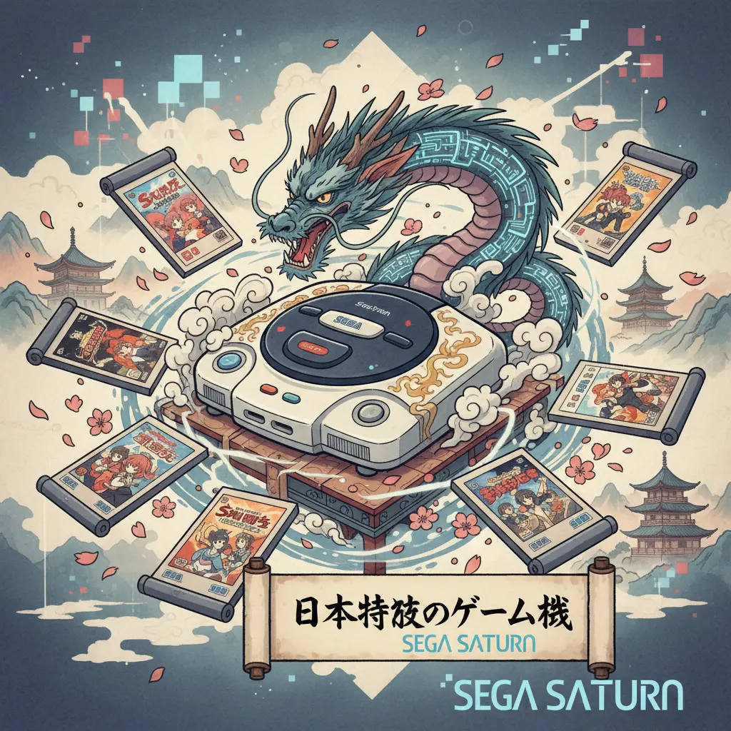 日本特有的遊戲機 - Saturn