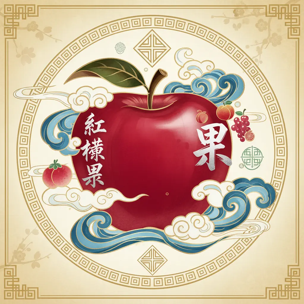 水果符號 - 紅蘋果