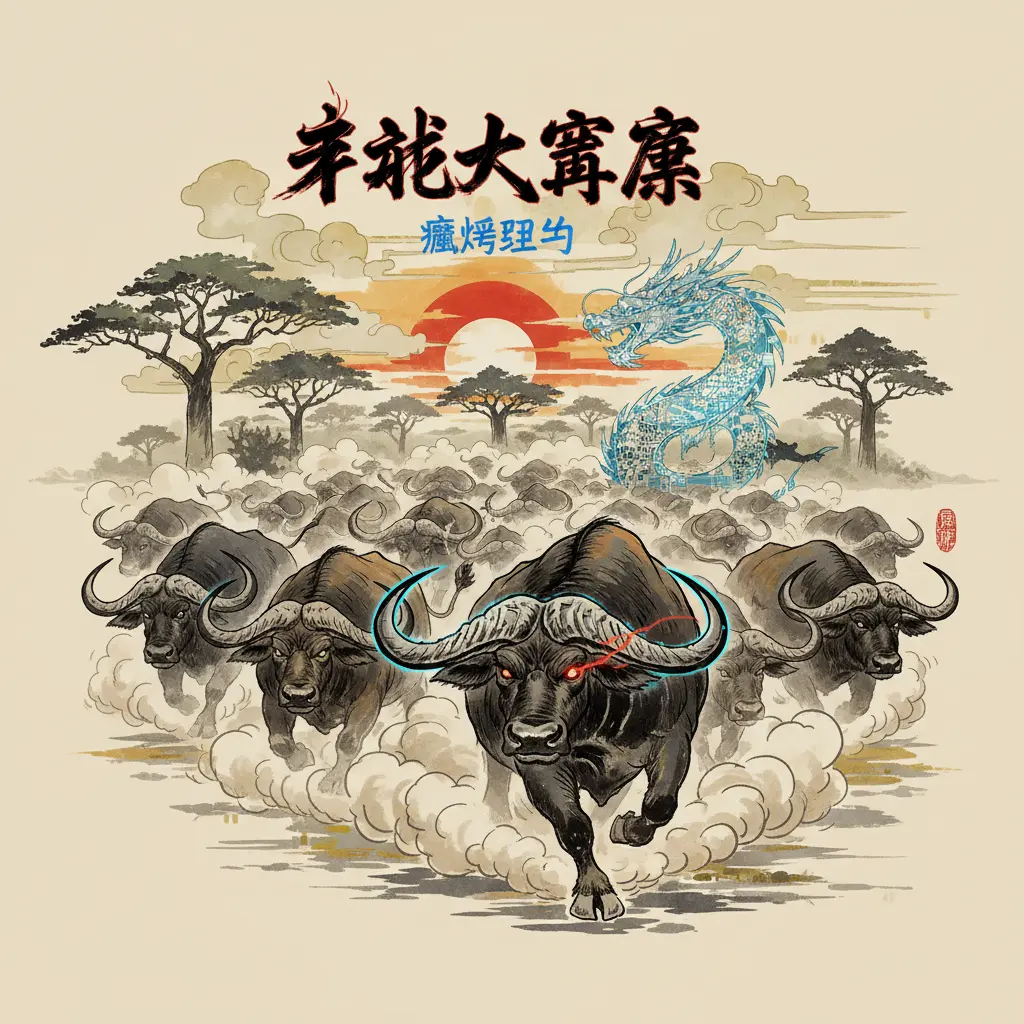 瘋狂野牛 - 非洲大草原