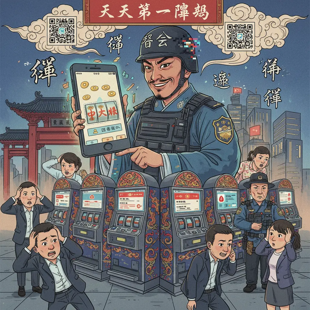 老虎機詐騙 - 假公安