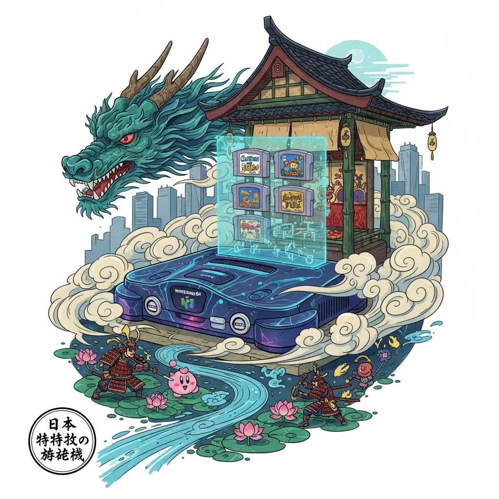 日本特有的遊戲機 - 任天堂64