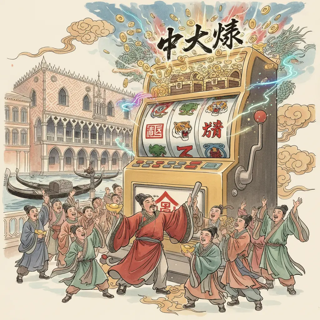 老虎機中大獎 - 威尼斯人