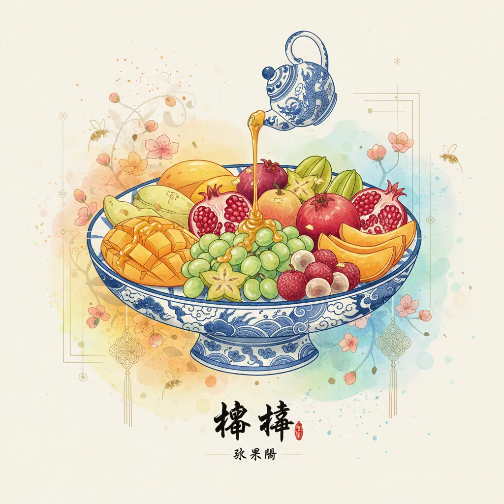 水果盤 - 蜂蜜水果盤