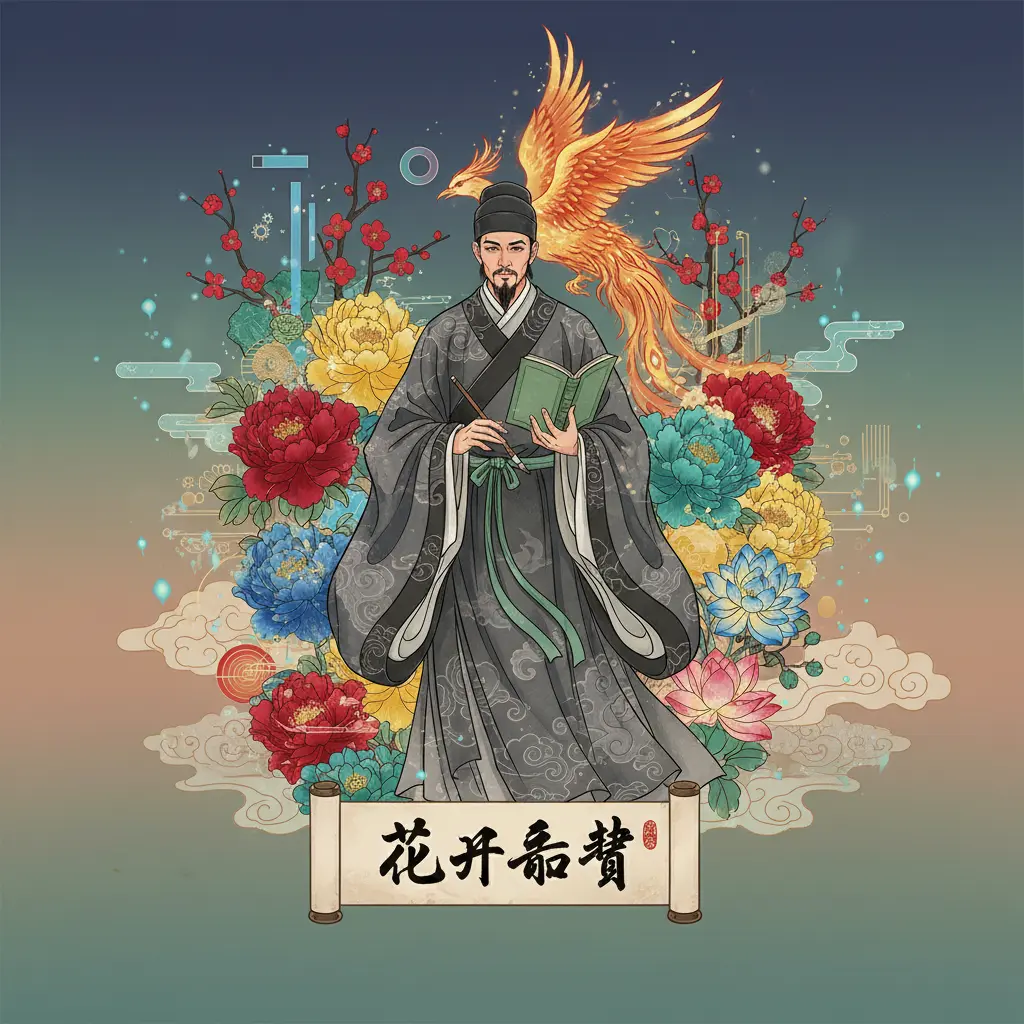 花開富貴 - 葉靈鳳